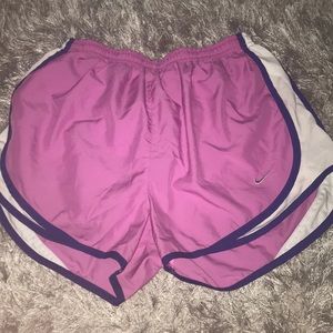Pink Purple Nike dri fit shorts medium